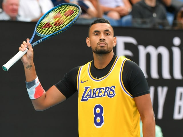 Nick Kyrgios, hier an den Australian Open. Nick Kyrgios, hier an den Australian Open.