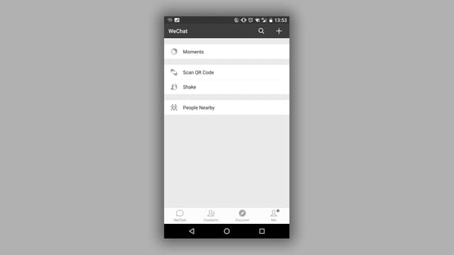 Screenshot WeChat App Screenshot WeChat App
