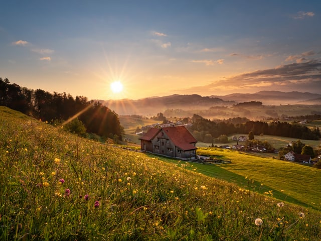 Sonnenaufgang im Appenzellerland Sonnenaufgang im Appenzellerland
