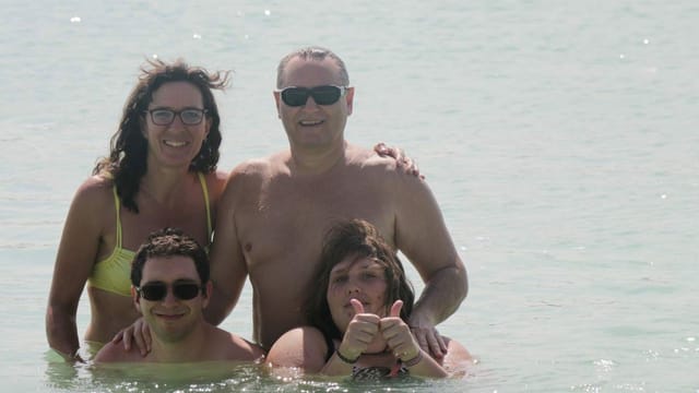 famiglia en quatter en il mar famiglia en quatter en il mar