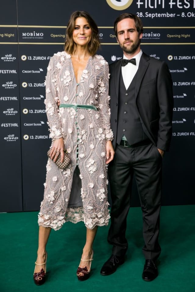 Moderatorin Annina Frey mit Freund und DJ Armon Joos.