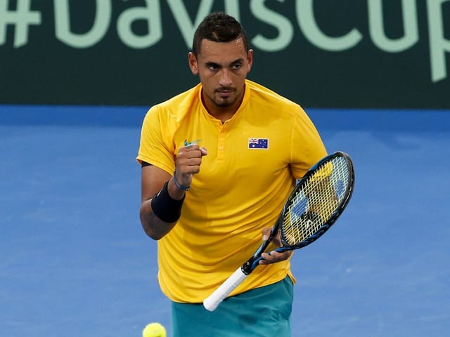 Nick Kyrgios spielt erstmals in Basel. Nick Kyrgios spielt erstmals in Basel.