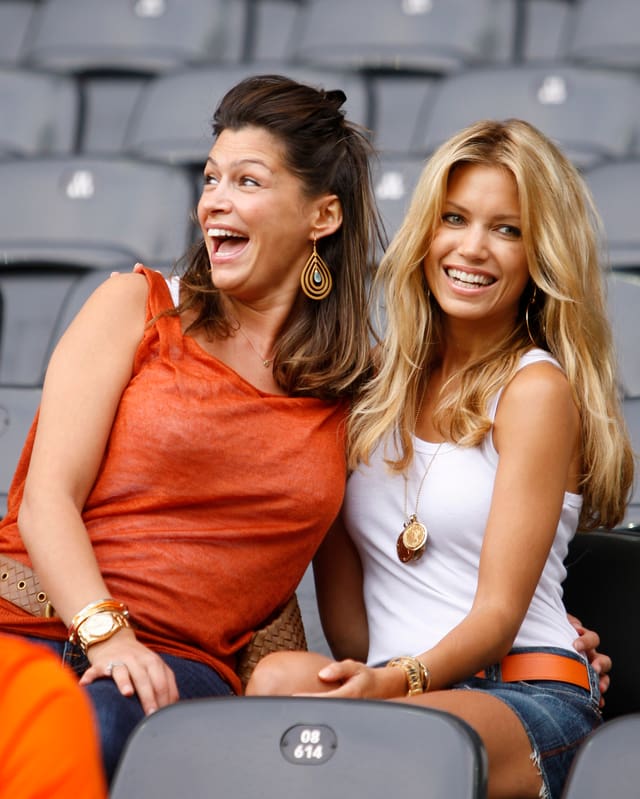 Sabia Boulahrouz und Sylvie van der Vaart Sabia Boulahrouz und Sylvie van der Vaart