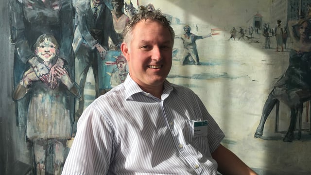 Reto Keller, il directur da l'ospital Tusaun. Reto Keller, il directur da l'ospital Tusaun.