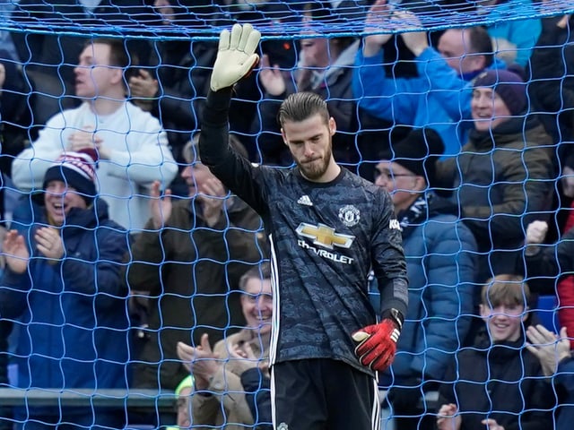 David de Gea entschuldigt sich.
