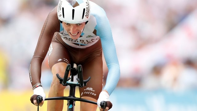 Der Franzose Romain Bardet. Der Franzose Romain Bardet.