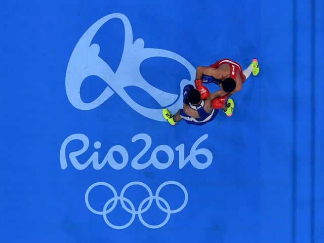Boxe rin Rio 2016.