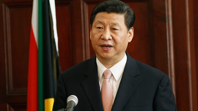 Chinas Präsident Xi Chinas Präsident Xi