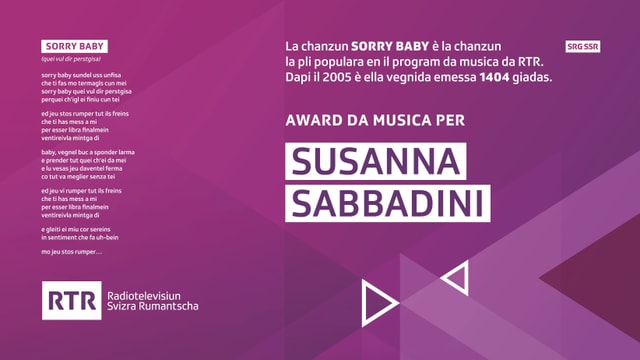 L'award per Sorry Baby L'award per Sorry Baby