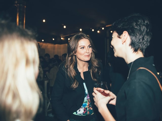 Judith Wernli nahm sich vor, während und nach der Show viel Zeit für Gespräche mit dem Publikum.