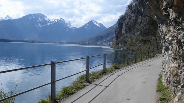 Betliserstrasse zwischen Weesen und Amden Betliserstrasse zwischen Weesen und Amden