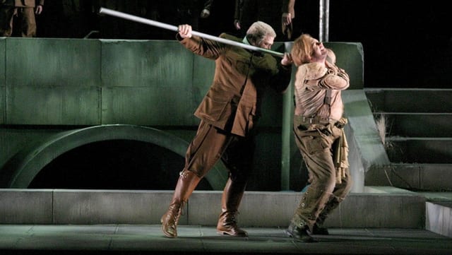 Schauspieler auf der Bühne. Schauspieler auf der Bühne.