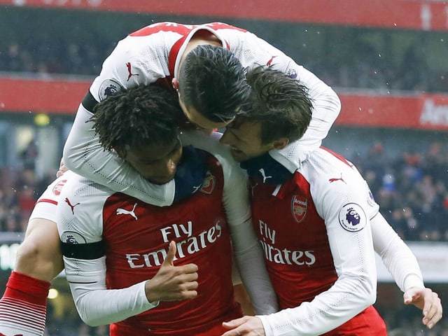 Iwobi, Xhaka, Monreal
