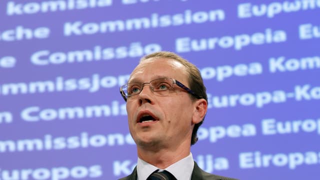 EU-Steuerkommissar Algirdas Semeta bei der Medienkonferenz EU-Steuerkommissar Algirdas Semeta bei der Medienkonferenz