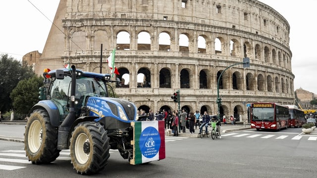 Aus dem Archiv: Bauernproteste erreichen auch Italien