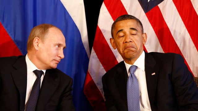 Putin (links) und Obama