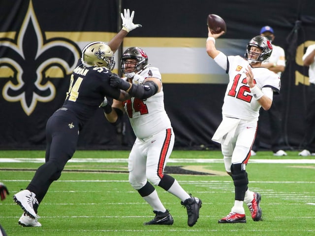 Tom Brady bei seinem Debüt für die Buccaneers. Tom Brady bei seinem Debüt für die Buccaneers.