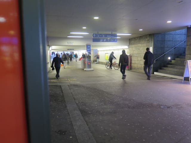 Unterführung im Bahnhof Wil Unterführung im Bahnhof Wil