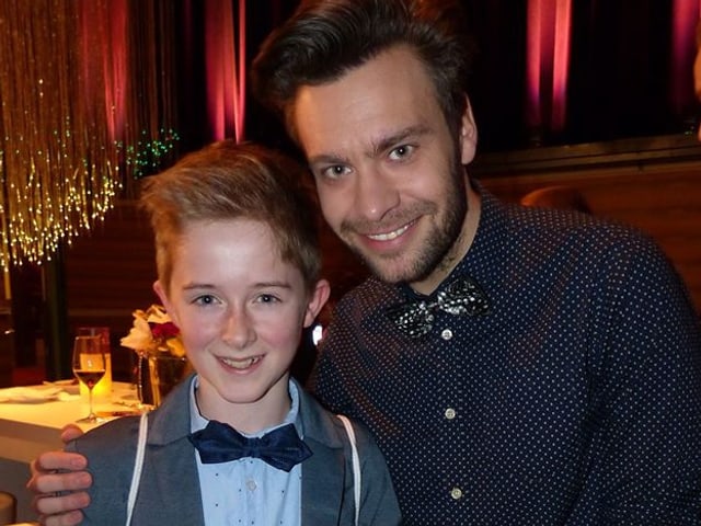 Joshua Broger mit Michel Birri