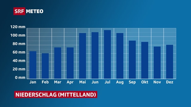Monatsaufstellung der Niederschlagsmenge Monatsaufstellung der Niederschlagsmenge