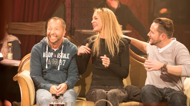 Team «Musik» hat sichtlich Spass bei den Proben.