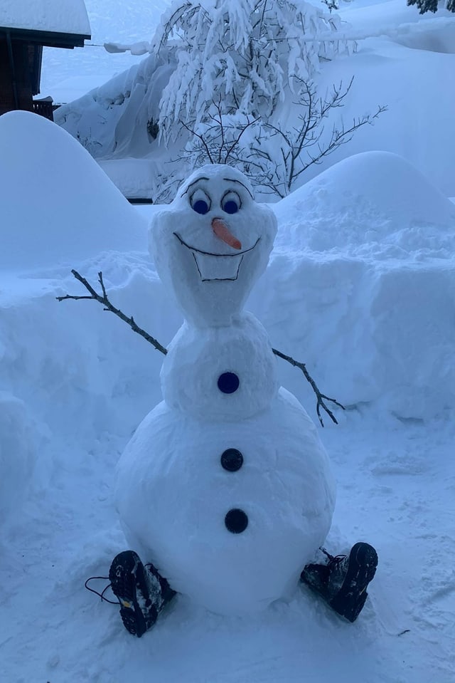 Ein bekannter Disney-Schneemann