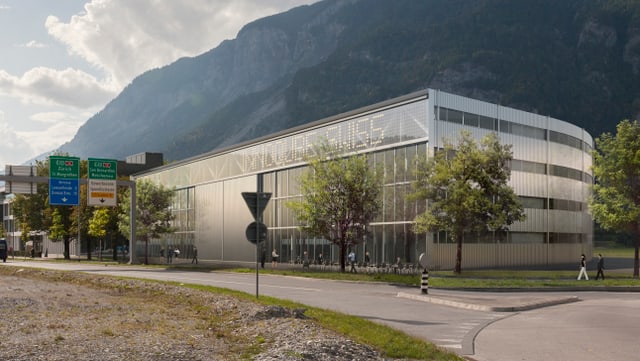Aussenansicht des Innoqube Swiss Aussenansicht des Innoqube Swiss