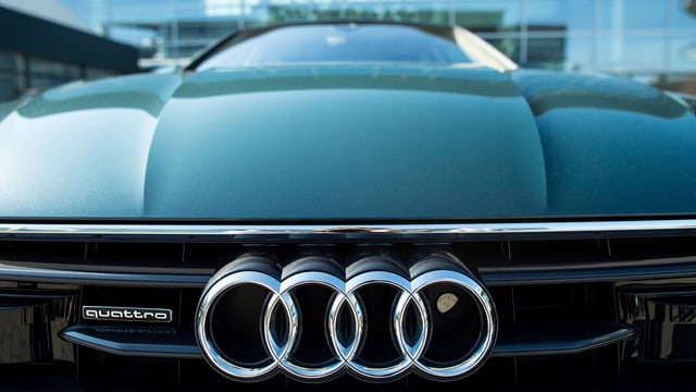 Audi Modell mit den vier Ringen Audi Modell mit den vier Ringen