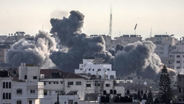 Rauchwolken über Gaza Rauchwolken über Gaza