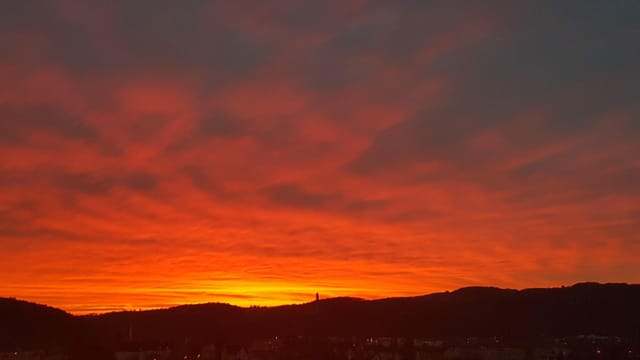 Abendrot. Abendrot.