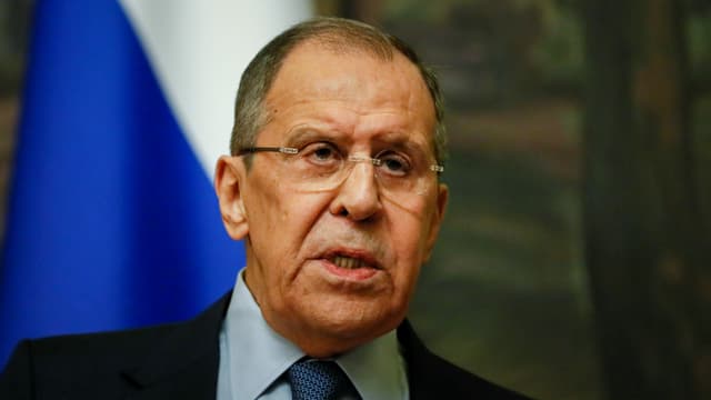 Russlands Aussenminister Sergej Lawrow Russlands Aussenminister Sergej Lawrow