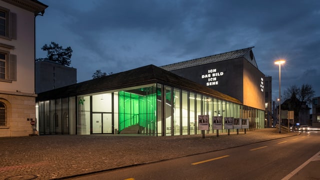 Aussenansicht der Aarauer Kunsthauses. Aussenansicht der Aarauer Kunsthauses.