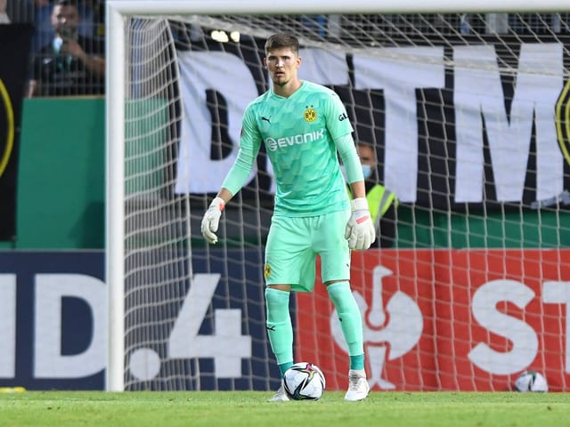 Gregor Kobel bei einem Spiel