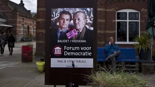 Wahlplakat des Forums für Demokratie vom März 2019. Wahlplakat des Forums für Demokratie vom März 2019.
