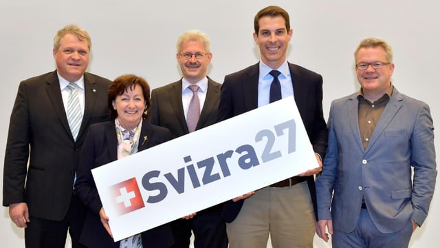 Die Vorstandsmitglieder von «Svizra 27» Die Vorstandsmitglieder von «Svizra 27»