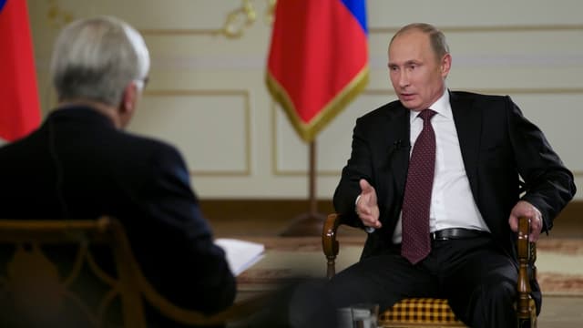 Russlands Präsident Wladimir Putin im Interview