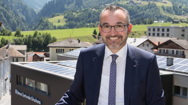 Christian Alig, il manader da la regiun Glion da la BCG. Christian Alig, il manader da la regiun Glion da la BCG.