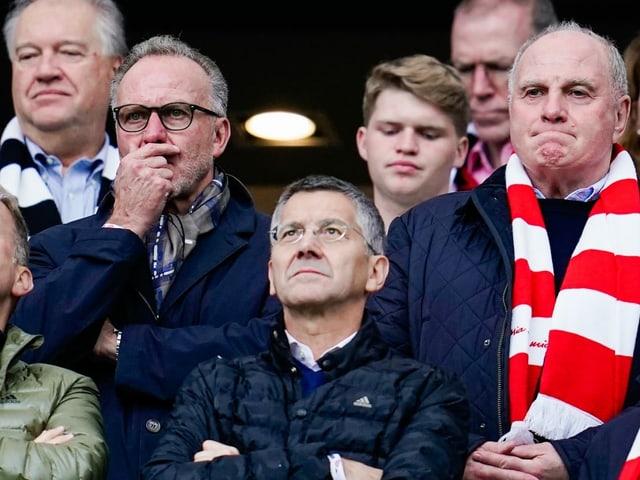 Uli Hoeness und Karl-Heinz Rummenigge. Uli Hoeness und Karl-Heinz Rummenigge.