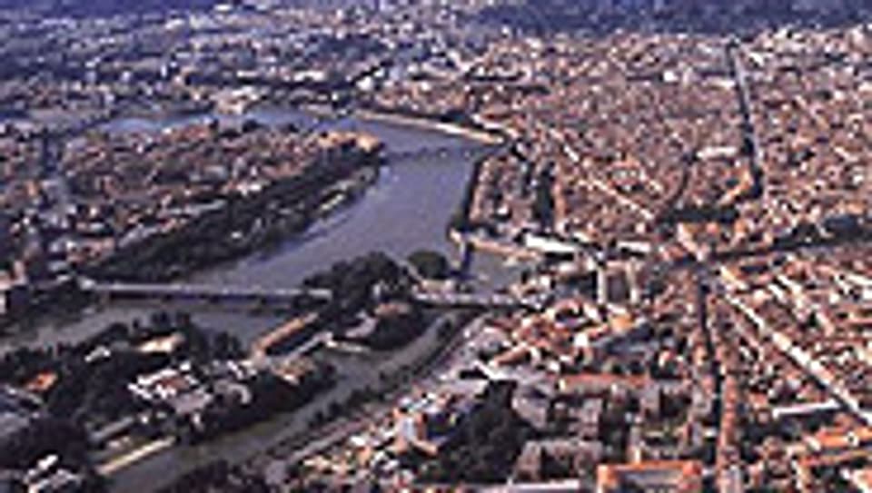 Toulouse aus der Luft.