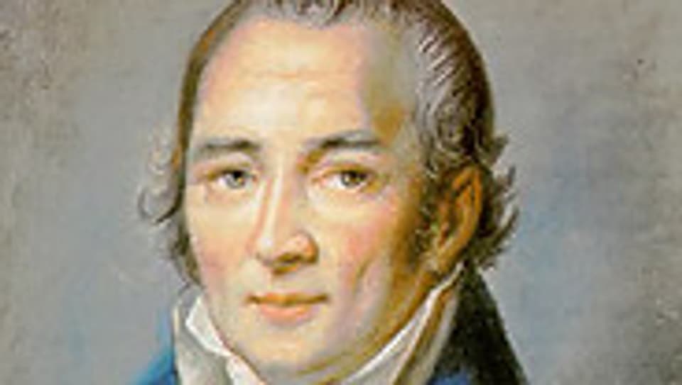 Johann Peter Hebel – Pastell von Philipp Jakob Becker (1795).