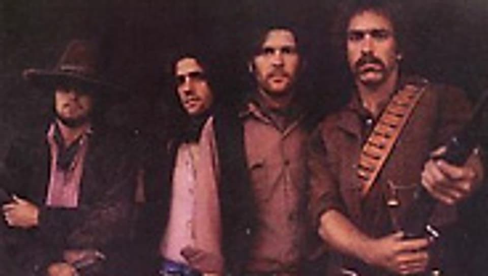 Die vier Gründungsmitglieder der Eagles auf dem Plattencover von «Desperado».