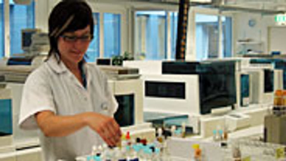 Im Labor der Bioanalytica in Luzern
