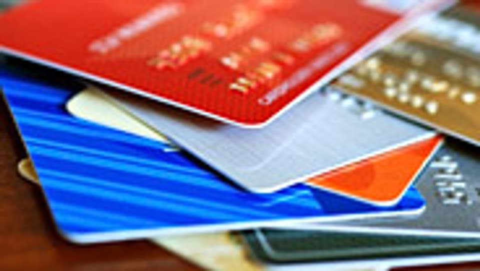 Schulden mache leicht gemacht: Kredit- und Kundenkarten.