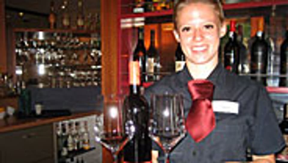 Virginia Liechti: Sie präsentiert gerne einen guten Tropfen Wein