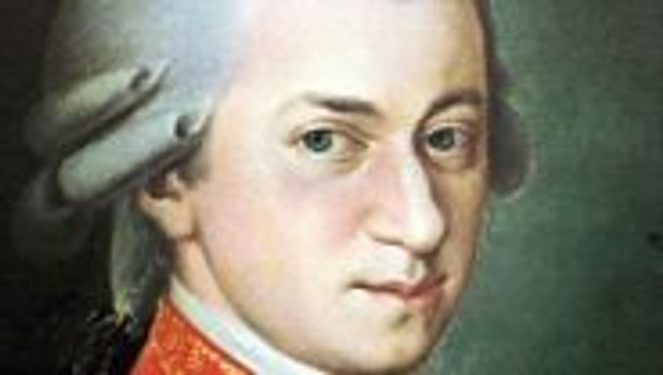 Komponist Wolfgang Amadeus Mozart.