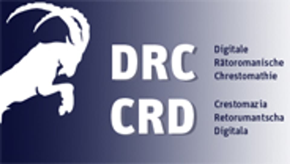 Logo zur Digitalen Rätoromanischen Chrestomathie.