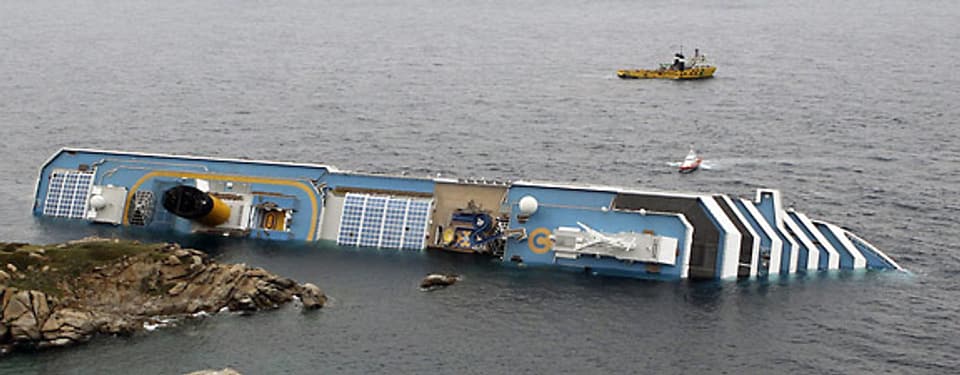 Die «Costa Concordia» bot in 1500 Kabinen Platz für 3780 Passagiere und rund 1100 Besatzungsmitglieder, ist 290 Meter lang und rund 40 Meter breit.