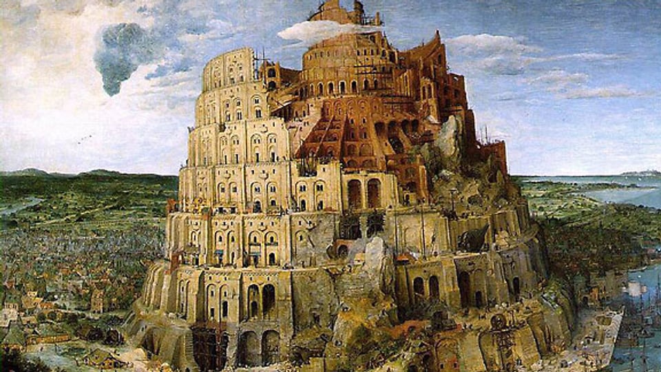 Der Turmbau zu Babel von Pieter Brueghel, 1563.