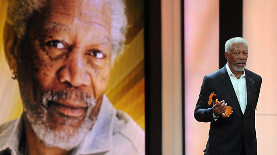 Morgan Freeman wurde im Februar 2012 bei den 47. Verleihung der Goldenen Kamera in Berlin für sein Lebenswerk ausgzeichnet.
