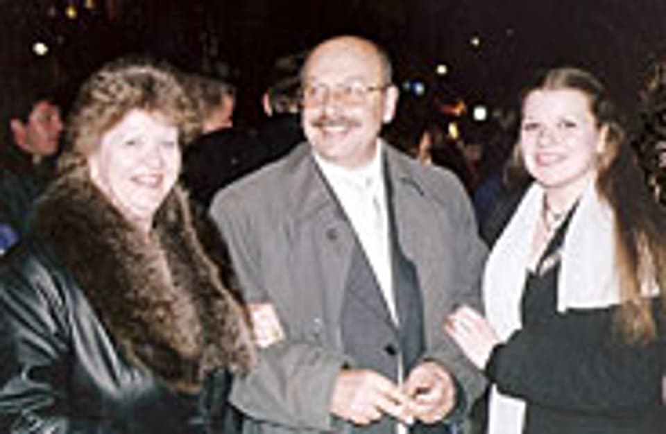 Francoise Sofia Nikolis-Straub mit Ehemann Georges und Tochter Nathalie